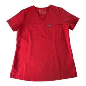 Figs Scrub Top Damen rot Gr. S Technical Collection Slim Catarina One-Pocket - Bild 1 von 11