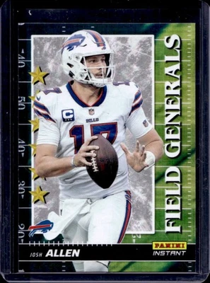 2021 Panini Instant Field Generals Josh Allen #FG4 Bills - Image 1 of 2