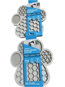 Alfombrillas de silicona para perros pequeños/medianos alimentador lento almohadilla para lamer ventosas paquete/2 nuevas - Imagen 1 de 5