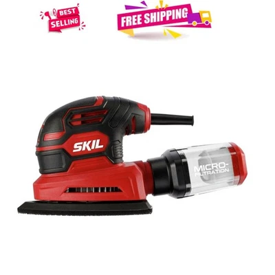 Lixadeira compacta com fio - 12.000 OPM, inclui 3 papéis e microfiltragem - Imagem 1 de 4