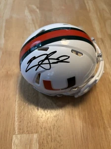 Minicasco Beckett firmado por Carson Beck Miami Hurricanes certificado de autenticidad  - Imagen 1 de 2