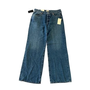 Pantalones de mezclilla Citizens of Humanity Annina de pierna ancha para mujer talla 32 azules nuevos con etiquetas - Imagen 1 de 18