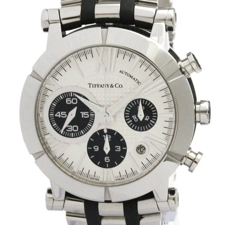 TIFFANY Atlas Gent Steel Automatic Watch Z1000.82.12A21A00A Polished BF586194 - Image 1 of 1