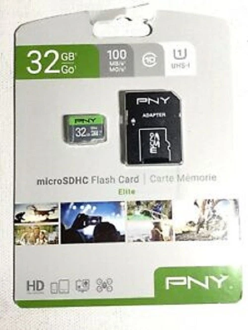 PNY P-SDU32GUI185GW-GE 32GB Prime Performance SD Card - Image 1 of 1