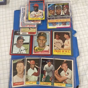 Vintage HOF Baseball Karten Lot Clemente, Mays, Gibson, Koufax, Bench, Robinson LG - Bild 1 von 19