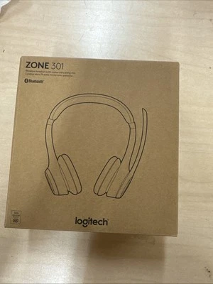 Logitech Zone 301 Wireless Bluetooth Headset with Noise-Canceling Microphone - Image 1 of 2