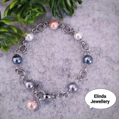 Armband Damen  Shell Perlen - Bild 1 von 3