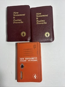 New Testament Psalms/ Proverbs (Pocket Size) The Gideons International Lot Of 3 - Bild 1 von 8