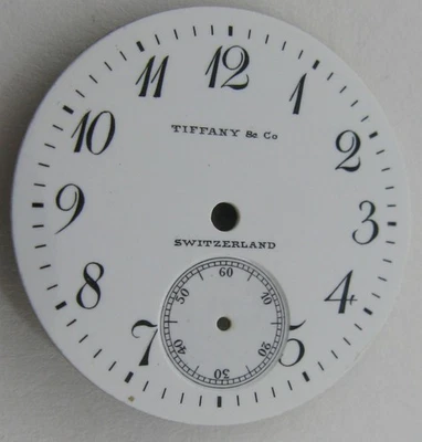 Reloj Tiffany & Co. Vintage Como Nuevo Porcelana Cuadrante 23 mm Foto 1 de 3