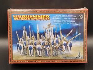 High Elf Warriors Regiment 16 Figures Warhammer Hobby Model Gaming Sealed  - Picture 1 of 14