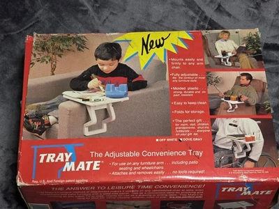 Tray Mate Adjustable Convenience Tray to Mount On Any Arm New old stock - Image 1 of 4