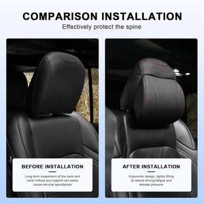 Almohada reposacabezas asiento Gladiator JT 2018-24 100 % espuma viscoelástica para Jeep Wrangler JL 2018-24  Foto 1 de 4