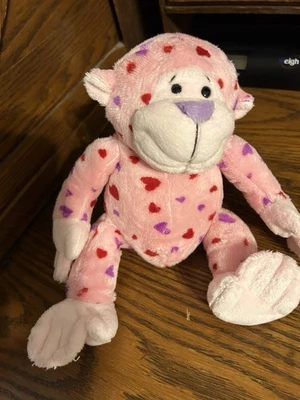 WEBKINZ GANZ LOVE MONKEY THE PLUSH MONKEY WITH HEARTS WITH FREE SHIPPING - Image 1 of 4
