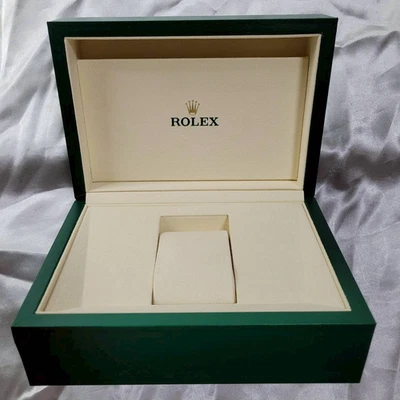 Used Rolex Watch Box Green Box SA Geneve Suisse 53491 Box Case And Card Only - Image 1 of 4