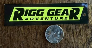 Rigg Gear / Nelson-Rigg AUFKLEBER - Motorrad Fahrausrüstung Outdoor Abenteuer USA - Bild 1 von 1