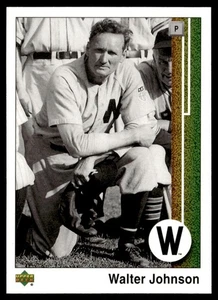 2007 Upper Deck 1989 Reprint Walter Johnson Washington Senators #89UD-WJ - Picture 1 of 2