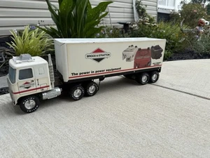Vintage Briggs & Stratton Nylint Pressed Steel Semi Truck Trailer 1988 Very RARE - Picture 1 of 8