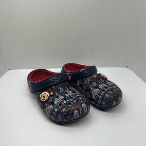 Disney Parks Holiday Weihnachten Crocs 2020 Mickey Damengröße 7 Herrengröße 6 marineblau - Bild 1 von 18