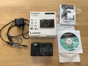 Panasonic DMC-TZ60 18.1 MP 30X Zoom Black Compact Digital Camera In Box - Picture 1 of 4