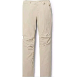 REI Trail Hiking Beige Khaki Pants size 36x30 Straight Outdoors hiking kuhl - Picture 1 of 9