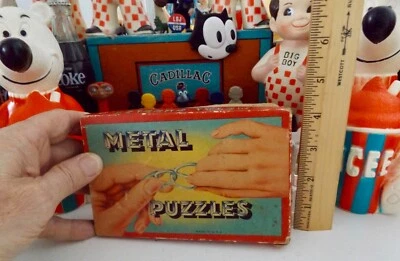 1920 GILBERT PUZZLE PARTIES BY A. C. GILBERT LOT + COLMAR #106 DEXTERITY PUZZLES - Image 1 of 4