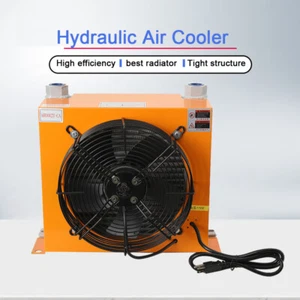 Radiator AH1012T-CA Industrial Hydraulic Oil Cooler W/ Heat Dissipation Flow Fan - Picture 1 of 13