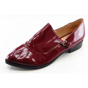 Nine West Damen-Loafer Größe 7,5 M rot mandelförmig Zehenpartie Synthetik - Bild 1 von 7