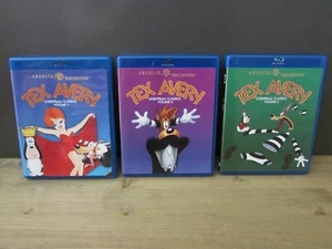 TEX AVERY SCREWBALL CLASSICS VOL 1 + 2 + 3 Blu-ray Warner Archive Collection Lot - Picture 1 of 5