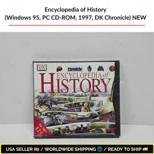 Encyclopedia of History (Windows 95, PC CD-ROM, 1997, DK Chronicle) NEW - Picture 1 of 7