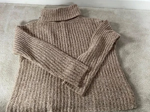 Papaya Brown Knitted Jumper size M - Picture 1 of 4