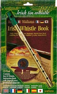 WALTONS Irish Tin Whistle mit Lehrheft & CD