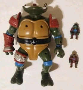 1996 TMNT Mini Mutant Leonardo's Battle Castle Playset W/ Shogun Leo & Don - Picture 1 of 5