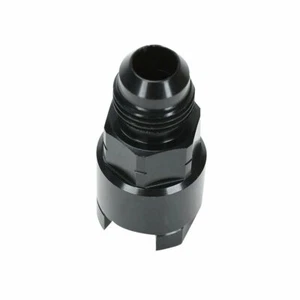 AN6 Fuel Adapter Fitting to 3/8 FOR GM Quick Connect LS With Clip Female Black - Bild 1 von 6