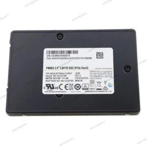 Samsung PM983 3.84TB SSD U.2 2.5" NVMe PCIe Gen3 MZ-QLB3T80 MZQLB3T8HALS-00007 - Picture 1 of 3
