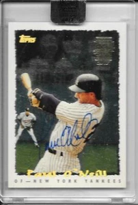2017 TOPPS ARCHIVES SIGNATURE SERIES AUTOGRAPH #224 PAUL O'NEILL AUTO 1/1 NYY - Picture 1 of 1