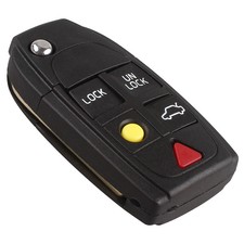New 5 Button Flip Remote Key Fob Case Shell for VOLVO S60 S80 V70 XC70 XC90