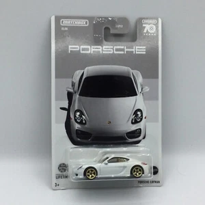 Matchbox 2023 Porsche Series - Porsche Cayman White #5/6 - 70 Years - Picture 1 of 5