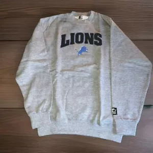 Vintage Detroit Lions Starter Sweatshirt Youth Small 8 - Picture 1 of 4