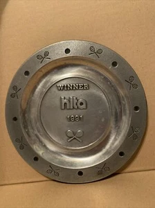 Vintage Pewtarex Award Plate 7 1/2” Winner HLTA 1991 Tennis - Picture 1 of 4