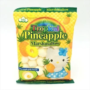 Hello Kitty Marshmallow - Tropical Pineapple- Pineapple Jelly inside 90 g - Picture 1 of 3