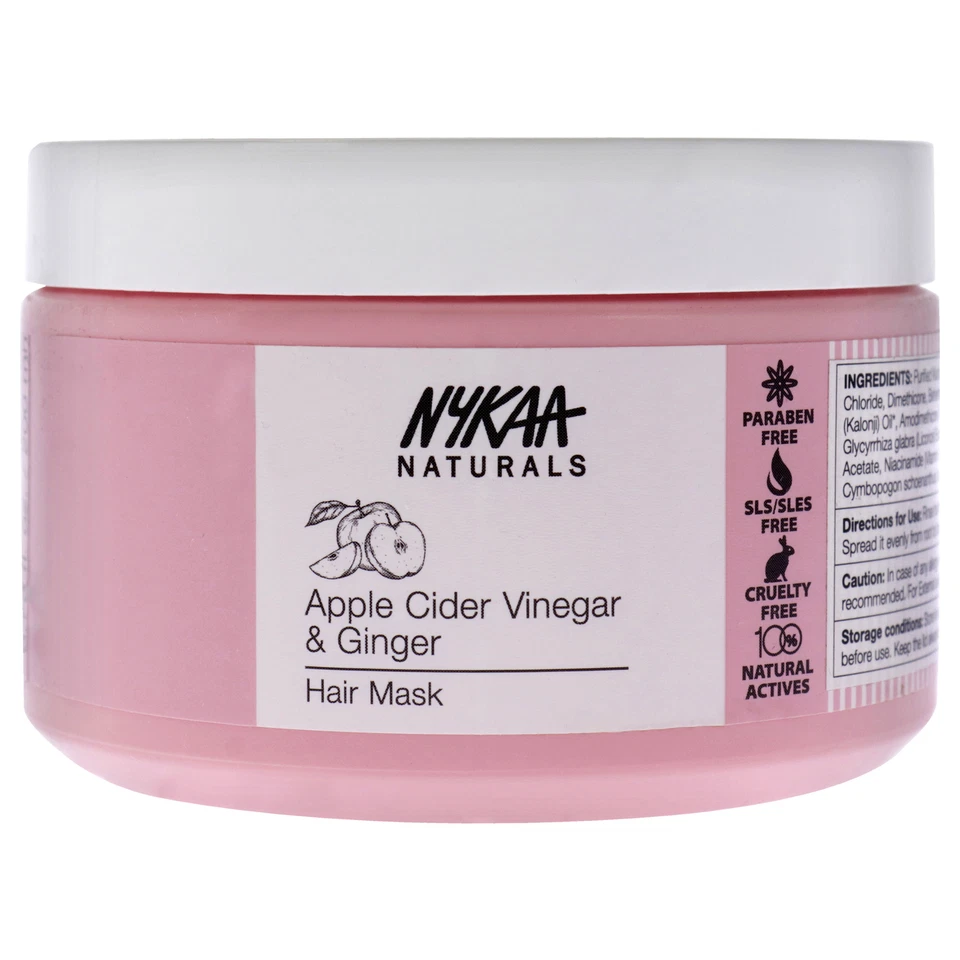 Mascarilla capilar Nykaa Naturals - Vinagre de sidra de manzana y jengibre - Mascarilla de 6,76 oz Foto 1 de 1