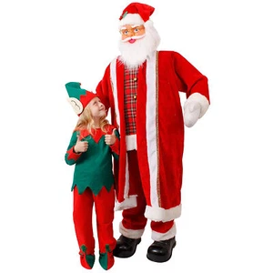 5FT ANIMATED SANTA CLAUS LIFESIZE SINGING DANCING FATHER CHRISTMAS DECORATION - Picture 1 of 8