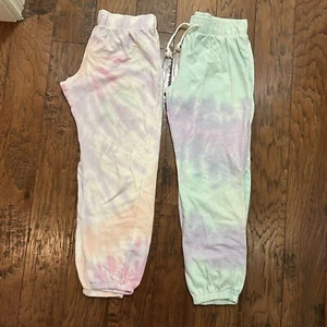 Arizona Jean Co (2 Pair) Girl's Size XL Plus (18 1/2) Tie Dye Lounge Pants, B#27 - Picture 1 of 7