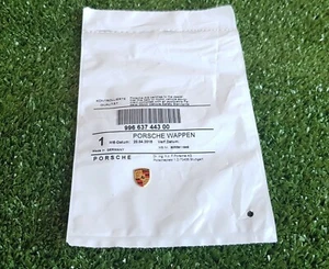 Genuine Porsche 997 Key Fob Replacement Colored Crest Small Emblem 99663744300 - Picture 1 of 4