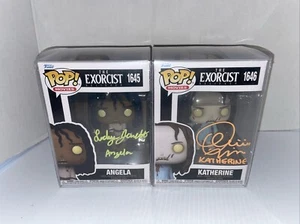 Exorcist Believer Angela 1645 Katherine 1646 Possessed Funko autographed - Picture 1 of 9