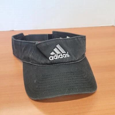 Adidas Visera Talla Única Negra Hombre Ajustable Climalite Sol Desteñido Tejido Sólido Algodón Foto 1 de 4