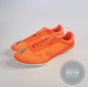 Adidas Adizero MD Running Spikes Track Cleats orange/white EE4605 Size 12 - Picture 1 of 6