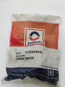 Delco 22048221 Air Injection Check Valve NOS Made in USA - Picture 1 of 2