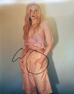 Foto 11x14 firmada sexy de Maléfica Elle Fanning - Imagen 1 de 1