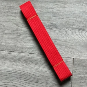 Martial Arts Karate Taekwondo Judo Double Wrap Solid Color Belts - Picture 1 of 12